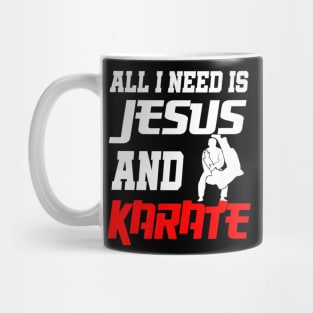 Karate Martial Arts Jesus Christ Mug